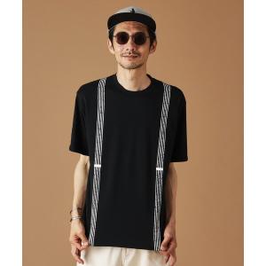 tシャツ サスペンダートロンプロイユ半袖Tシャツ メンズ