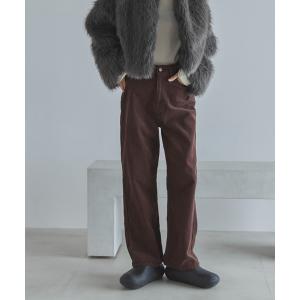 パンツ 「４size展開」コーデュロイワイドストレートパンツ レディース