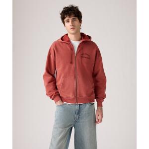 パーカー Levi's/リーバイス Two Horse ジップアップ スウェットシャツ メンズ