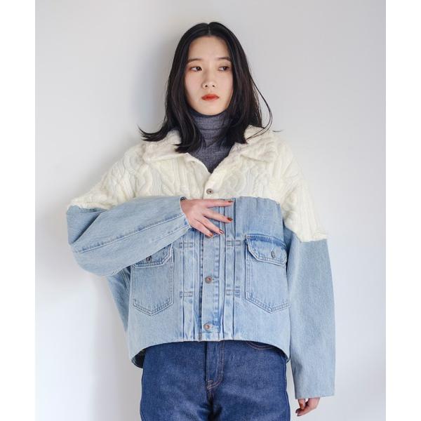 デニムジャケット gジャン Levi's/リーバイス BLUETAB(TM) ARAN トラッカージ...