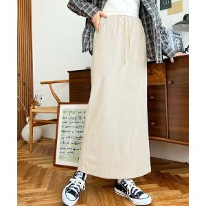 スカート コーデュロイドロストタイトスカート