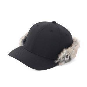 ニューエラ　アウトドアキャップ 59FIFTYフラップダウン 無地 ブラック NEW ERA（ニューエラ） アウトドアキャップ 59FIFTYフラップダウン