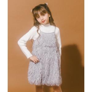 mezzo piano メゾピアノ 星座柄カットワンピース 100 110 120 130