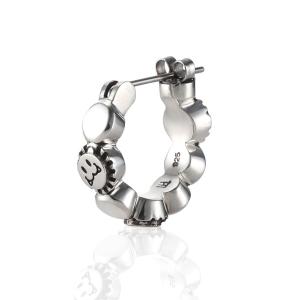 ピアス “LEO”クロッシングピアス（バブル）/シルバー925「LION HEART / ライオンハート」 メンズ レディース