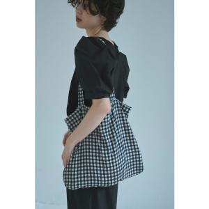 トートバッグ GINGHAM CHECK MY BAG レディース