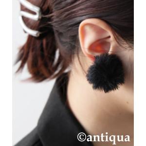 フープ型ファーイヤリング✳︎ CERCA イヤリング jolie minette/ふわふわ ファー フープ レディース