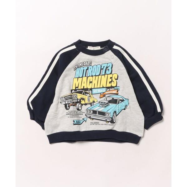 トレーナー ＫＲ　裏毛車切替トレーナー キッズ 子供服 男の子