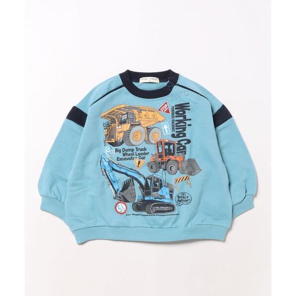 トレーナー ＫＲ　裏毛建機切替トレーナー キッズ 子供服 男の子