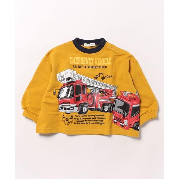 トレーナー ＫＲ　裏毛働く車トレーナー キッズ 子供服 男の子