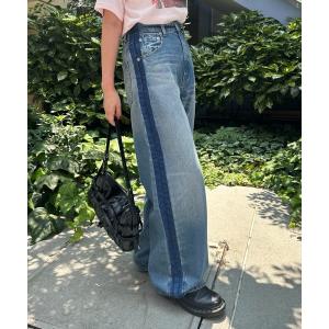ジーンズ デニム デニムパンツ ワイド ルーズデニム レディース
