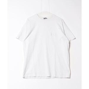 「Dior homme」 刺繍半袖Tシャツ L ホワイト メンズ