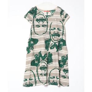 「mintdesigns」 半袖ワンピース - グレー レディース