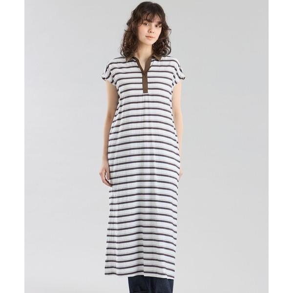 ワンピース GREY LABEL マルチボーダーワンピース