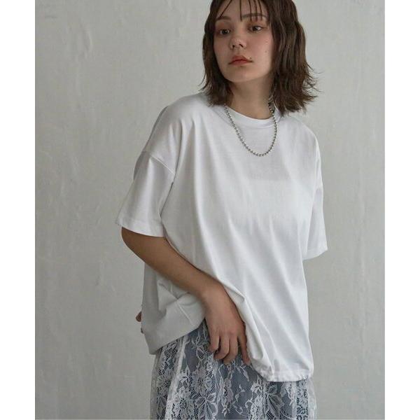 tシャツ 半袖 「 notch. by yui 」ドローコードTシャツ レディース