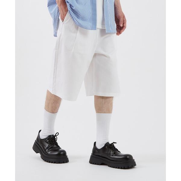 ワイドパンツ ハーフパンツ パンツ 短パン ワイドシルエット バミューダパンツ メンズ レディース
