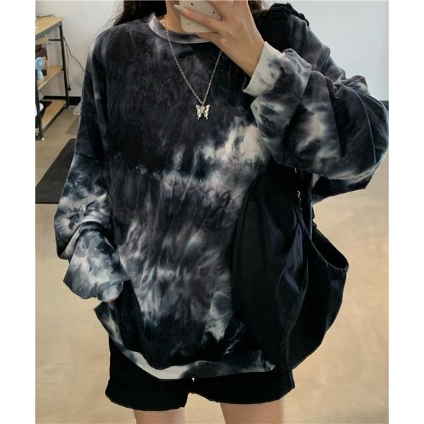 tシャツ フルボリュームタイダイロングTシャツ メンズ レディース