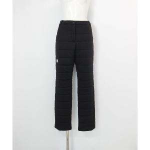 パンツ 防風保温中綿キルトパンツ レディース