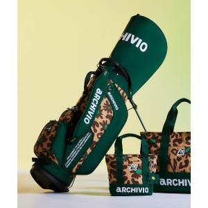 WAAC ワック ロゴ カートバッグ イエロー系 【中古】ゴルフウェア WAAC