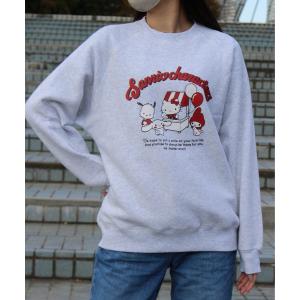 トレーナー スウェット 「SANRIO/サンリオ」キャラクタープリント裏シャギースウェット レディース｜ZOZOTOWN Yahoo!店