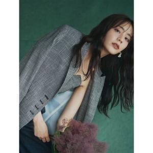 ジャケット テーラードジャケット カラミシングルジャケット レディース