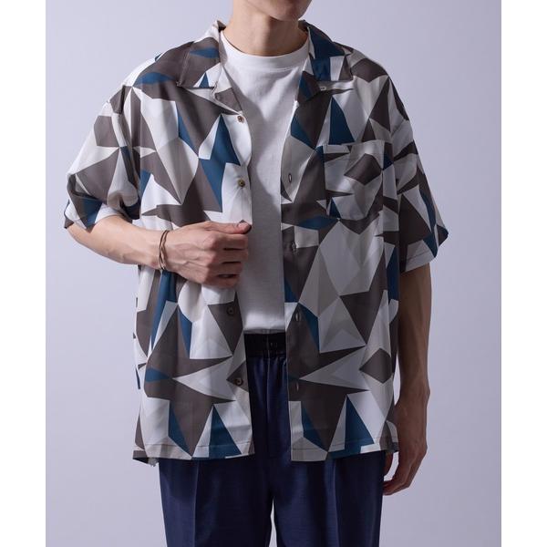 シャツ 「通気性・ドライタッチ」柄物アソートシャツ メンズ