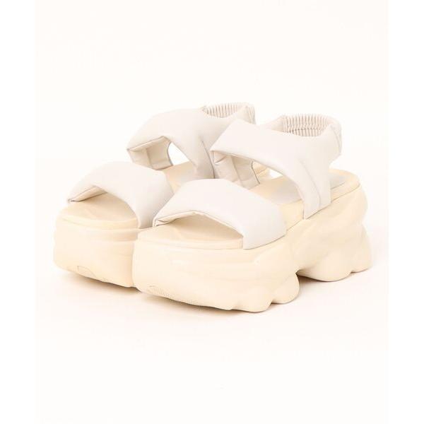 サンダル 厚底パフィー2ベルトサンダル レディース