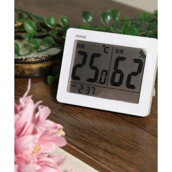 時計 MAG 温度湿度計 スカイ