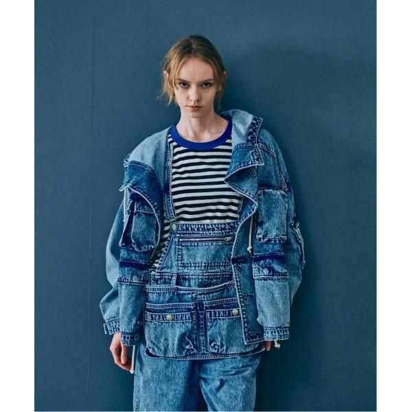 ブルゾン アウター J2152 メニポケフードジャケット レディース