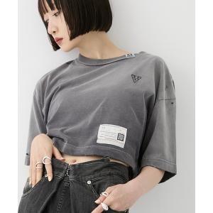 tシャツ 「MIHARA YASUHIRO/ミハラヤスヒロ」SUN FADED CROPPED TEE/サンフェイデッドクロップドTシャツ レディース