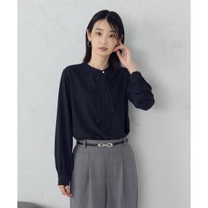 ブラウス シャツ ボウタイ風ブラウス レディース