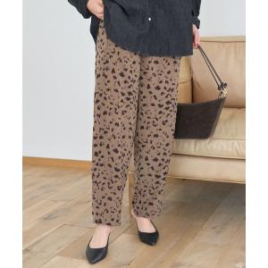 パンツ レオパードコクーンパンツ レディース