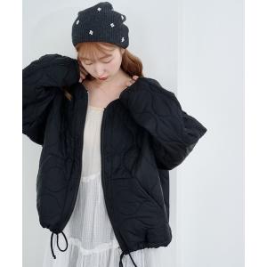 ブルゾン アウター 「WEB先行入荷！」キルティングミドルジャケット レディース