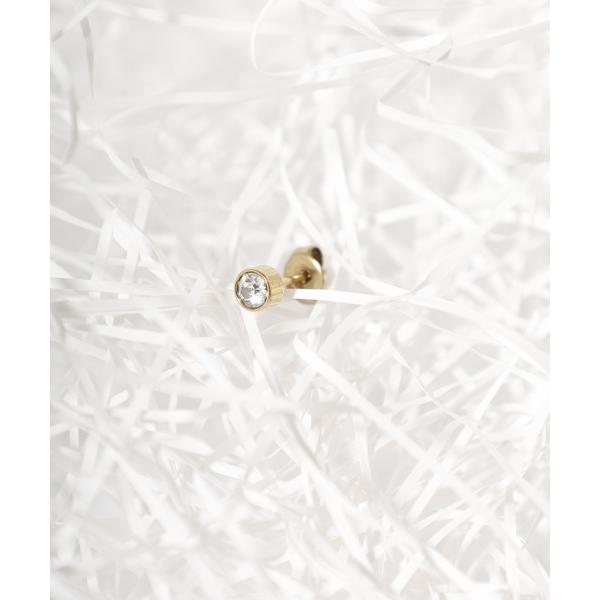 ピアス EVERMETAL 日本製 サージカルステンレス 316L アレルギー対応 ジルコニア ピア...