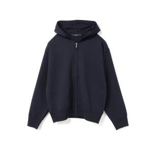 tシャツ mizuiro ind ジップフードニットプルオーバー レディース