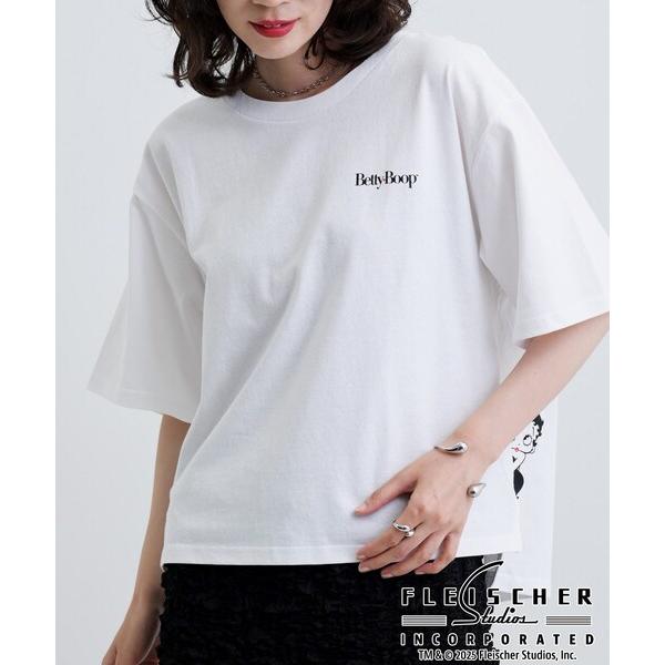 tシャツ 「Betty Boop(TM)」バックプリントワイドTシャツ レディース