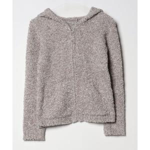 「BAREFOOT DREAMS」 ジップアップパーカー X-SMALL グレー レディース