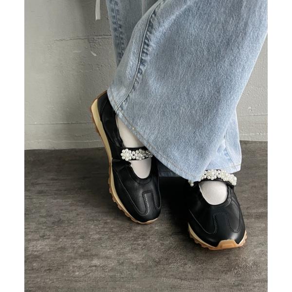 スニーカー 「FOOT INDUSTRY/フット インダストリー」 パール メリージェーン レディー...