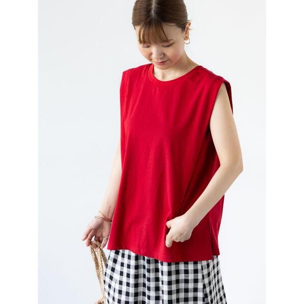 無地/ボーダーヘンリートップス レディース