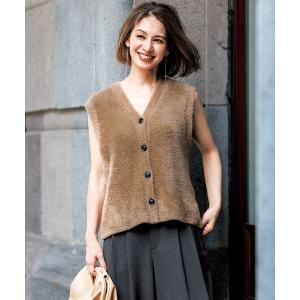 野呂佳代さん着用】アルパカシャギー ペプラムジレ : マルイ(丸井