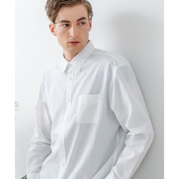 シャツ 「Blue Standard:ブルースタンダード」フレンチリネンミックス 長袖 リラックスフ...