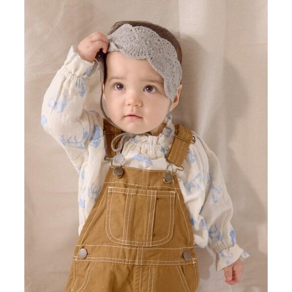 ブラウス シャツ 「BABY」「Qinn」ダブルガーゼブラウス キッズ 子供服 男の子 女の子