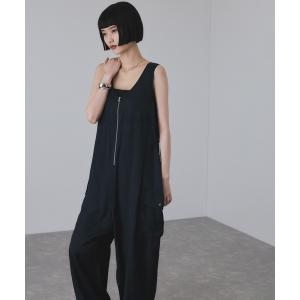 オールインワン ピグメントクロスミリタリーオールインワン レディース