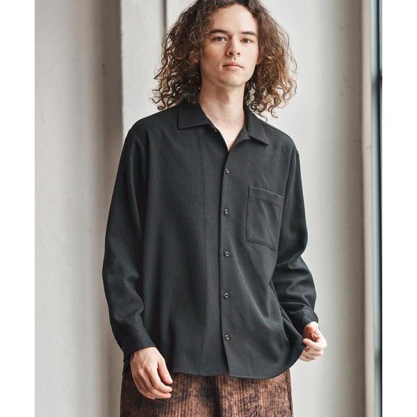 シャツ ms6201- ウールライクTECHシャツ(CA01-55108) メンズ