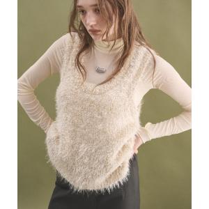 アダワス　ニットベスト　美品　お値下げ ADAWAS（アダワズ） ニットベスト FREE ピンク レディース : ZOZOTOWN