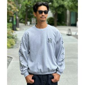 トレーナー スウェット 「MAGIC NUMBER」BONES EMBLEM CREW SWEAT メンズ レディース