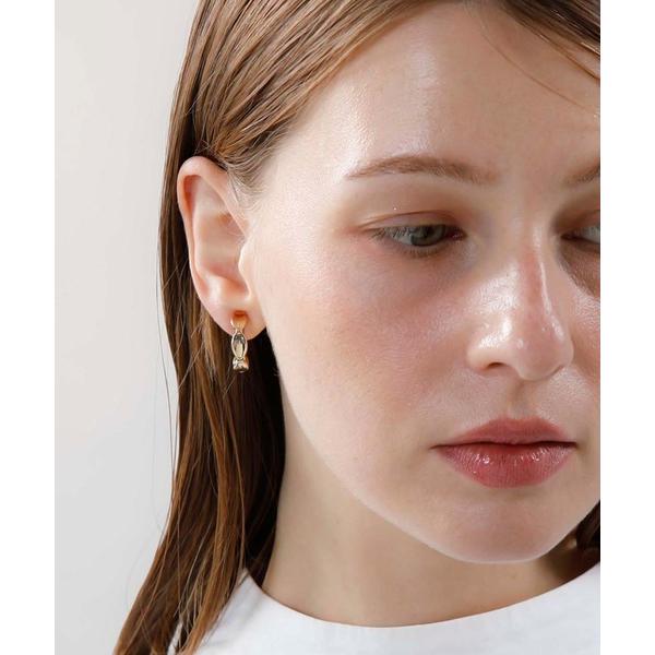 イヤリング 「金属アレルギー対応ノットアレ」ロアフープエアフィットイヤリング「NOA0110」 レデ...