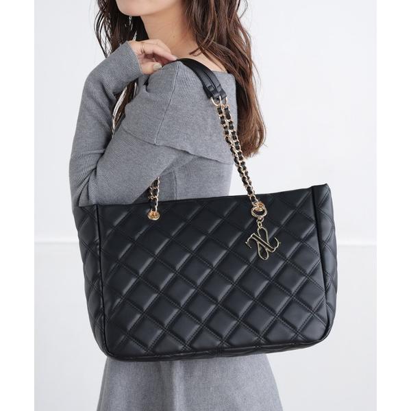 トートバッグ A4 キルト チャーム付き トート 通勤通学 ボニータ レディース