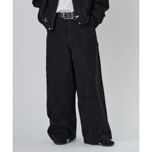 パンツ 「SET-UP着用可能」ビンテージウォッシュダブルニーダックパンツ メンズ レディース