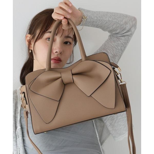 ハンドバッグ 2wayリボンバッグ
