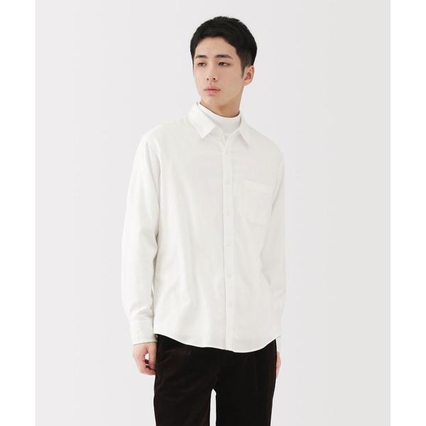 シャツ 紳士　両面起毛フランネル長袖シャツ メンズ レディース